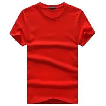 2018 yeni yüksek kaliteli T-shirt Erkek T shirt Homme Giyim Kısa Kollu Tshirt Katı Pamuklu iç çamaşırı Tişört Yaz Erkek