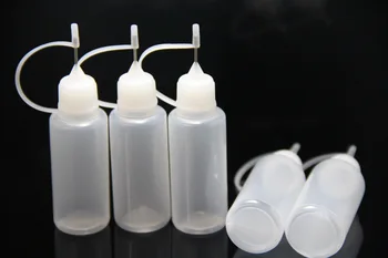 20ml PE Plastik İğne Şişe Ego Seyahat Dropper Suyu Göz Sıvı Kabı Solvent Hafif Yağlar Tuzlu Göz Damlaları