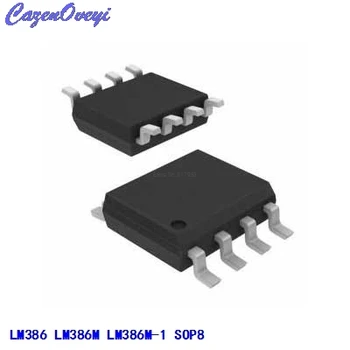 (20pcs/lot)LM386 LM386M LM386M-1 SOP8 Ses Amplifikatörler Lo Vtg Ses Güç Amplifikatörü yeni orijinal