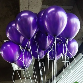 20pcs/Lot Sıcak 2.8 g 12İnch Mor İnci Balonlar Düğün Doğum günü Gelin Duş Parti Dekorasyon Balon Malzemeleri Satışlar
