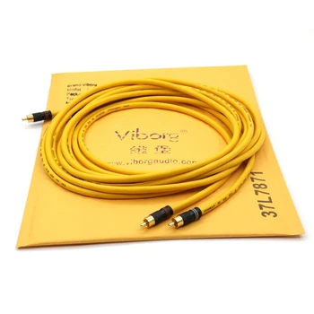24k Altın kaplama RCA fişi ile ücretsiz kargo Çift VDH MC D102 MK III HYBRİD RCA ara Bağlantı Kablosu