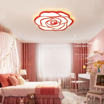 -265V Ev Deco modern 85 Prenses Kaynak Oda Modern led tavan ışıkları Çocuklar Çocuk Odası Tavan Lambası Fikstür