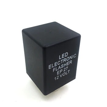 27 yeni Varış EP Flaşör Röle Düzeltme Hyper Flash Sinyal Çözücü Yük Teslim Siyah Renk Ekolayzır LED
