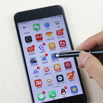 2in1 Kapasitif Dokunmatik Ekran İphone 4 4s Mavi Ücretsiz Damla Nakliye Malzeme Kalemi İçin İpad 2 3 İçin Tükenmez Kalem
