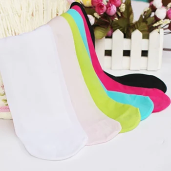 2Pair /lot İlkbahar Yaz Yeni Çocuk Kızlar Çorap Kadife Bale Çorabı T0198 Şeffaf Külotlu çorap İpek