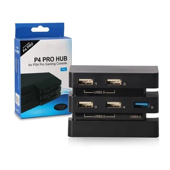 3.0 & 2.0 4 Pro Extender Adaptörünü USB Hub Oyun Konsolu Genişletmek USB Adaptörü Aksesuarları PlayStation Pro Hub PS4 USB