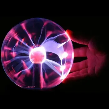 3 inç Sihirli Plazma Topu Retro Işık Çocuk Odası Dekor Hediye Kutusu Işık Lav Lambası Noel Partisi Dekor Kristal Lamba Yıldırım