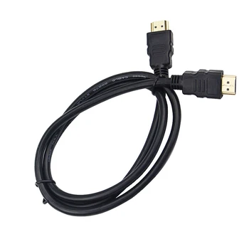 3 PC için Erkek HDMI Kablosu Bağlantı Siyah HDMI Kablo yüksek Kaliteli HDMI Dönüştürücü Kablo 1M 1080 P Erkek TV, Dizüstü bilgisayar Raspberry Pi
