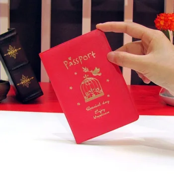 3 Renk Tutucu Basit Seyahat KİMLİK Belgesi Sahibi Yardımcı Pu Deri Pasaport Kapak Saklama Torbaları Pasaport