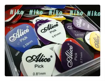 30pcs Alice Akustik elektro Gitar Teli Bas 6 Kalınlık İsteğe bağlı Çeşitli Renk Pena