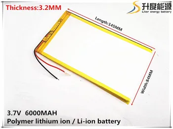 [3284145] 9inch tablet pc Tablet pc 3.7 V 6000mAH (polimer lityum iyon pil) Lityum İyon pil 7 inç 8 inç Ücretsiz Kargo
