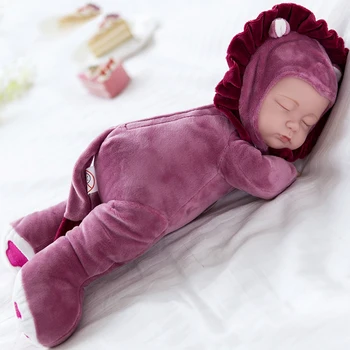 35 Peluş Doldurulmuş Oyuncak bebek Bebek yeniden Doğmuş Bebek Oyuncak İçin Çocuk Eşlik Uyku Sevimli Vinil Peluş bebek Kız Canlı Çocuklar Oyuncak Hediye