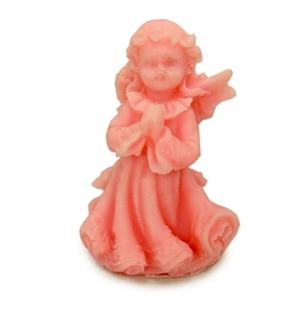 3D angel silikon sabun kalıp kek dekorasyon kalıp kız melek el sabun kalıp silikon melek mum kalıp NO:SO115