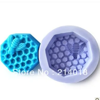 3D modelleme kalıp sabun arıları dekorasyon kalıp mum HİÇBİR kalıp el Yapımı sabun kalıp Kek Pasta.:SO-012 aroma taş kalıbı