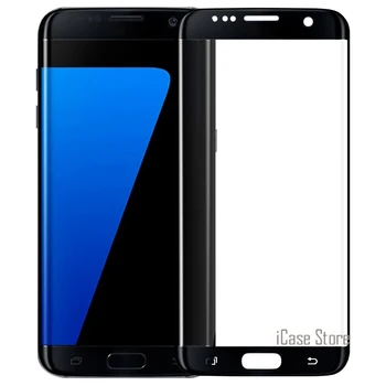 3D Samsung Galaxy S7 Kenar G9350 S6'yı edge Plus Koruyucu film İçin Tam Kapsama Kapak Temperlenmiş Cam Ekran Koruyucu Kavisli