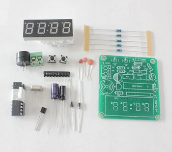 4 Bit Elektronik Saat Elektronik Üretim Paketi DİY Kitleri