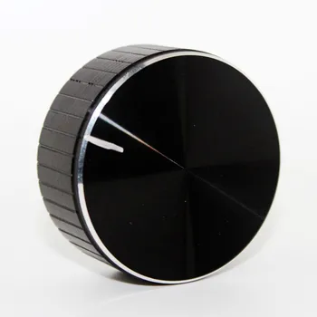 48x20mm alüminyum + Plastik Potansiyometre Topuzu Topuzu Kapağı Hoparlör Ses Kontrol Düğmesi Ses Topuzu