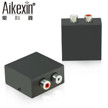 5.1 için Aikexin 5.1 Stereo Ses Adaptörü 2 RCA 3.5 mm Ses Dönüştürücü multimedya hoparlör sistemleri