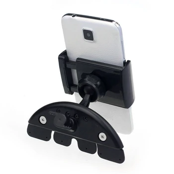 5 7 10 İnç Telefon Araba CD Tutucu Stand yeni Klibi Universal Araç Telefon Tutucu 360 Derece Döner Araç Navigasyon Telefon Çekme Yuvası