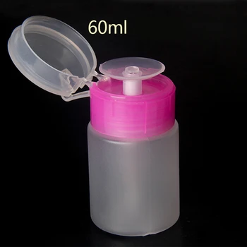 5 ADET Boş Plastik Basın Pompa Şişe Tırnak cilası Temizleyici Jel Temiz Sıvı Alkol Su Saklama Kabı Şişe Hoşgeldiniz kase