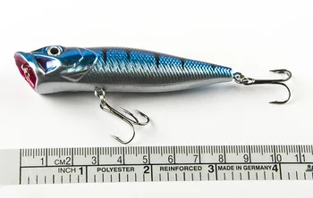 5 ADET/LOT Popper Cazibesi 5 renk balık 9cm 13 g balıkçılık lure balıkçılık bait takımları