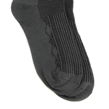 5 Çift / Çok Bambu Elyaf Erkek Elmas Rahat Çorap Anti-Bakteriyel Sıkıştırma Mürettebat Sıcak Çorap Erkek 39-43 EUR Boyutu