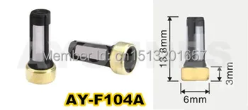 50 adet/3mm*6 13.8*Bosch enjektör (boyut:,, AY)için F104A Toptan Oto Yedek Parça yakıt enjektörü filtresi Mikro set-