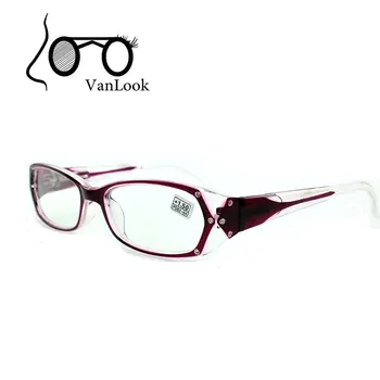 50 Rhinestone Okuma Gözlükleri Kadın Gafas de Lectura Gözlük Moda Gözlük Çerçeveleri +75 100 125 150 175 200 250 300 350 400+