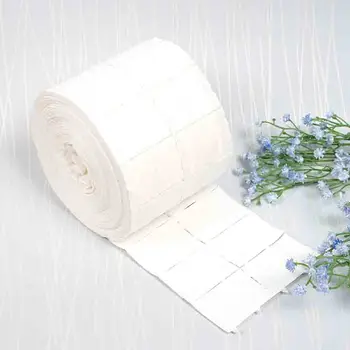 500/1000Pcs 1 Rulo Oje Çıkarıcı Mendil Ped Kağıt Tırnak Sanat İpuçları Manikür cilası Çıkarıcı Beyaz Jel Temizleyici Kağıt M01691