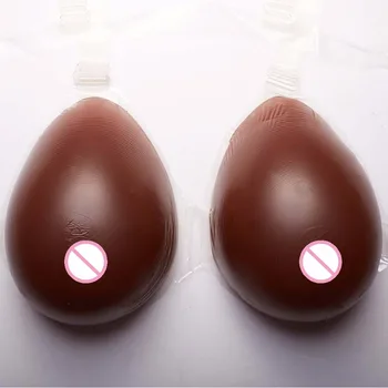 500g 1 çift B Cup gerçekçi silikon Yapay meme formları silikon Sahte Göğüsler 3 renk mastektomi transseksüel crossdresser