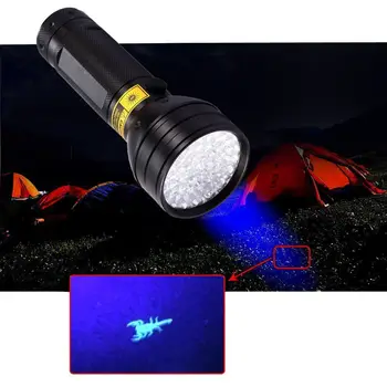51 AloneFire 395 Algılama UV Işık LED-400nm UV el Feneri meşale UV yapıştırıcı kür LED