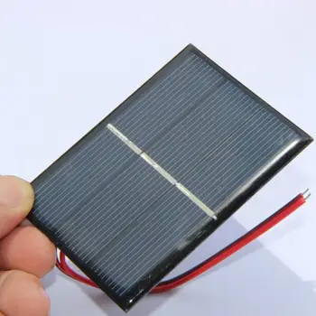 54 BUHESHUİ W 1.5 V Mini Kristalli Güneş Pili, güneş Paneli, Güneş Paneli, Güneş Paneli DİY Oyuncak Eğitim 80*60 MM+Kablo Ücretsiz Kargo