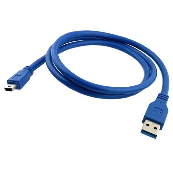 5Gbps Süper Hızlı USB 3.0 Kablo USB tipi Bir Erkek 3.0 Mini 10pin tipi Erkek Kısa Kablo 0.3 m 0.6 m 1m 1.5 m 3m 5m