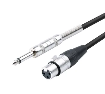6.5/6.35/anne 6.3 XLR line mikrofon kablosu XLR 3Pin Mikrofon Kablosu Ses hattı Karıştırıcı hat amplifikatör Ses kutusu çizgi