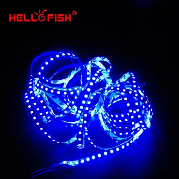 600 Merhaba 5m Balık Tek Katman PCB Şerit Işık, 859 12 V Esnek LED Bandı, Beyaz/Sıcak Beyaz SMD LED