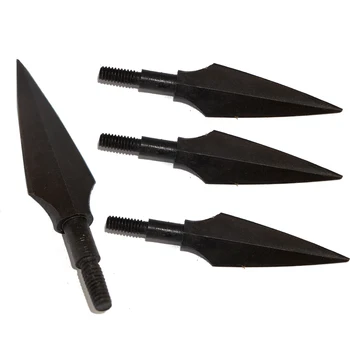 6pcs Arrowhead Çekim Avcılık Uygulama 157 Tane 2 Bıçaklar Karbon Çelik Okçuluk Dayanıklı Ok Başı İpuçları Broadhead