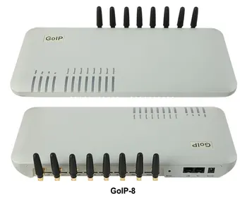 8 port gsm gateway/voıp sıp ağ geçidi/IP GSM Gateway/ GoİP 8 - 8 kanal VoIP GSM Ağ Geçidi en iyi toptan GoİP -