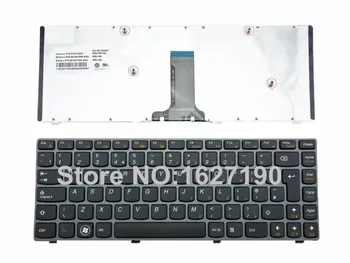 9Z Ücretsiz kargo İle LENOVO IdeaPad V370 GRİ ÇERÇEVE SİYAH Laptop Klavyeleri için yeni İNGİLTERE Klavye Dizüstü bilgisayar.N5TSW.A0U B6ASW 25-011602