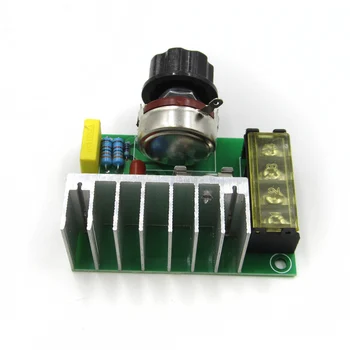 AC Fırça Motorlu Elektrikli Fırın Lambaları için SCR Voltaj Ayarlı Regülatör 4000W 220V AC Mayitr Motor Hız Kontrol Dimmer