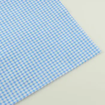 Acemi Pratik Pamuklu Kumaş Ev Tekstili için 2016 Yeni Gelenler Hafif Mavi ve Beyaz Onay Tasarım Yağ Çeyrek kumaştan