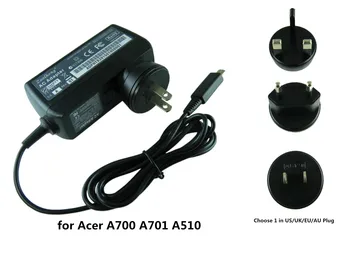 Acer A700 A604 A510 ABD/İNGİLTERE/AB/AU 18W Laptop AC Güç Adaptörü Şarj Cihazı 12 V 1.5 A Tak