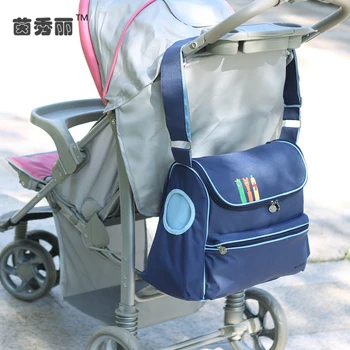 Ada Marka casual katı su geçirmez naylon hamile anne bebek bezi çantası bebek bezi bakım bebek arabası anne çantası messenger çanta