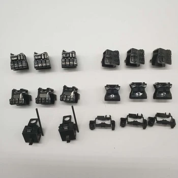 Aksesuarlar Tuğla Silahları Toplayın Askeri Askerler, İkinci Dünya Savaşı'ndan Zırh 10 ADET Polis Vücut SWAT Yapı taşları Oyuncak LegoİNGlys Parçacıklar