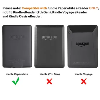 Amazon Kindle Paperwhite Kağıt Easyacc Manyetik Kılıf için 6 inç E-Kitap Standı Akıllı Kapak Otomatik Uyku/Sıcak Satış Uyandırma