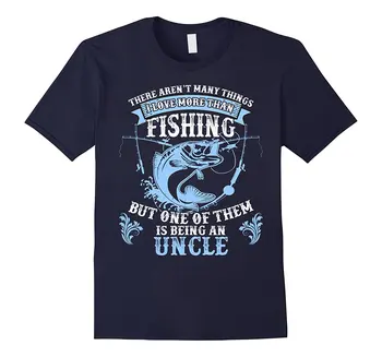 Amca ve Fishinger Tshirt Fishinger Sevgili Erkekler Bir T Olmayı Seviyorum erkek-Gömlek 2018 Yaz Pamuk Moda T Shirt Marka