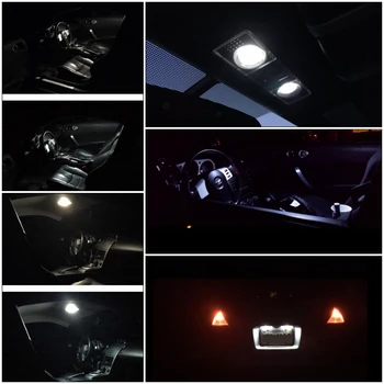 Ampulleri Kubbe Kapı Plaka İşıkları Göster Kit Mazda 6 Yılları Beyaz Canbus İçin Doğrudan Uygun Paketleri Ve İç Lamba Led