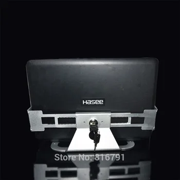 Anahtar Kontrol Dizüstü bilgisayar Güvenlik Ekran Anti-hırsızlık kilidi Laptop Lap top metal ekran Perakende Fuarı Otel Tutucu stand