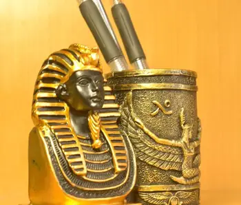 Antik Mısır Ev Döşeme çalışması masaüstü süslemeleri Firavun hediye kalem ofis dekorasyon ücretsiz nakliye promosyon