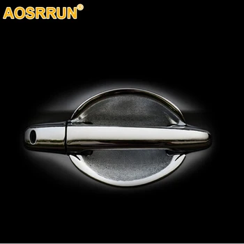 AOSRRUN ABS Krom trim kapı Mitsubishi ASX İçin kapak kase kapağı döşeme Araba aksesuarları kolu