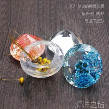 Aouke 1 ADET Moda Kazak kolye kalıp Kristal Silikon Kalıp Kalıp Geometrik Kolye Mücevher İşaretleme Aracı Zanaat